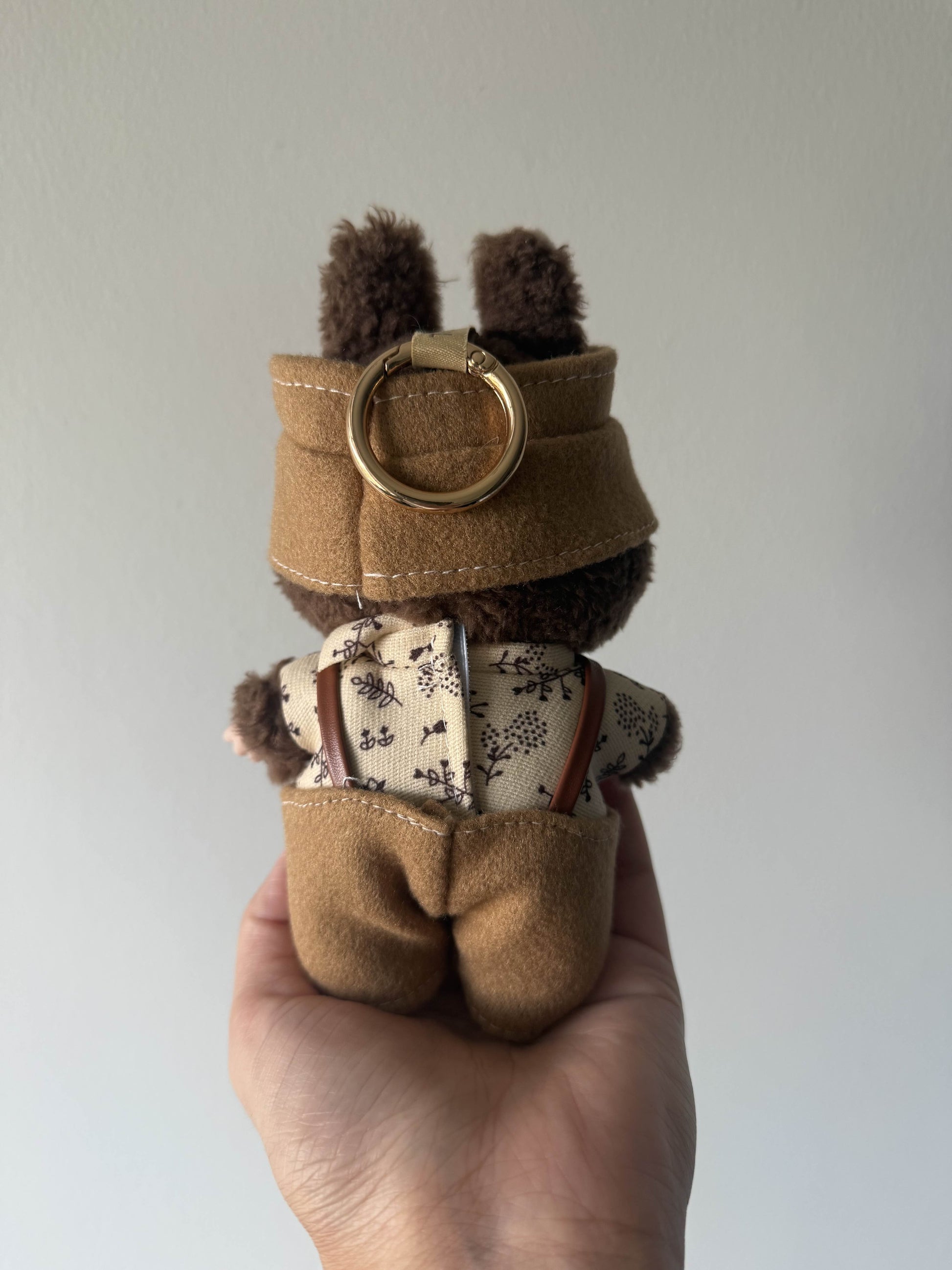 Teddy Bear Overall with Bucket Hat