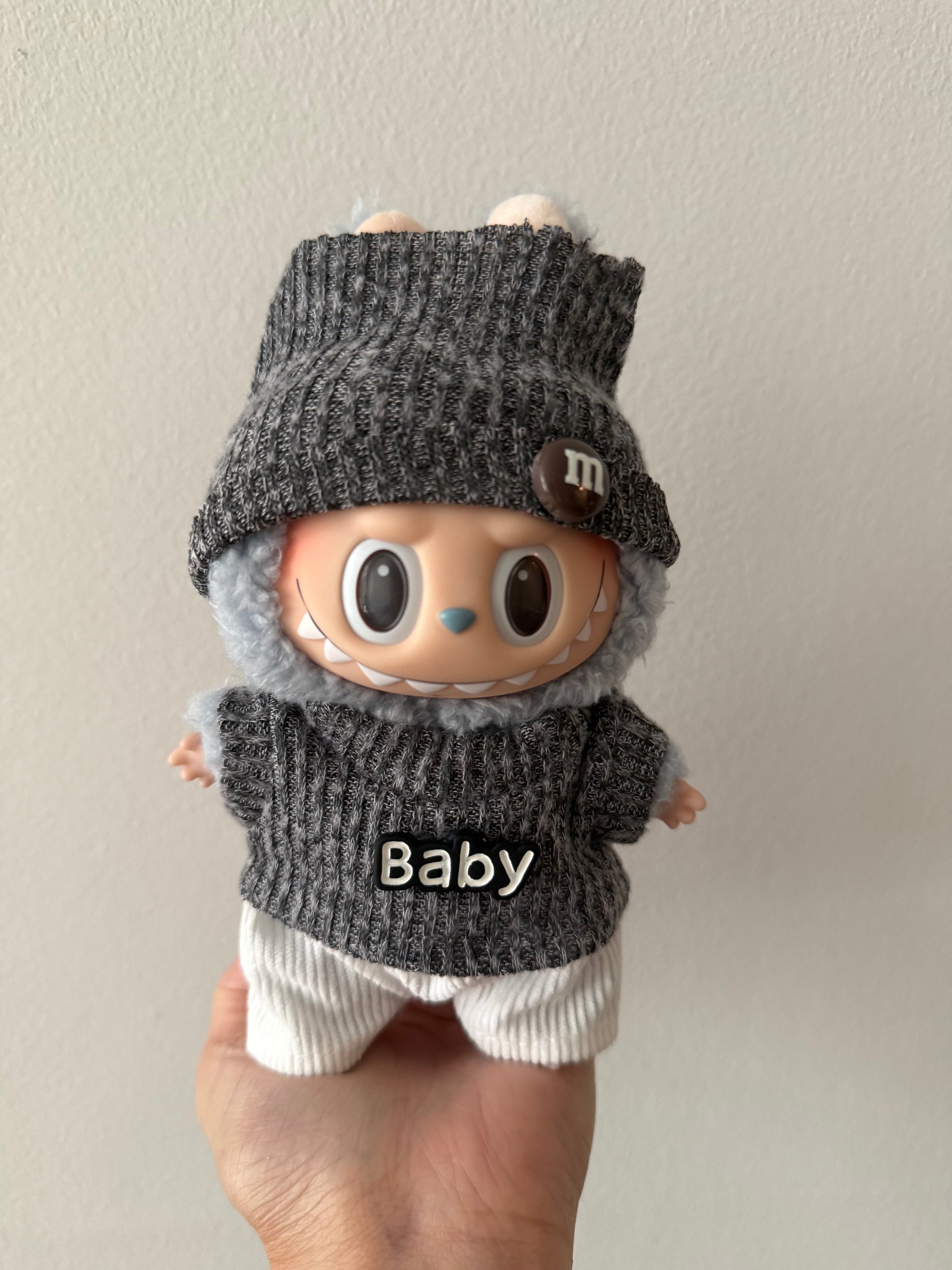 m&m's grey set